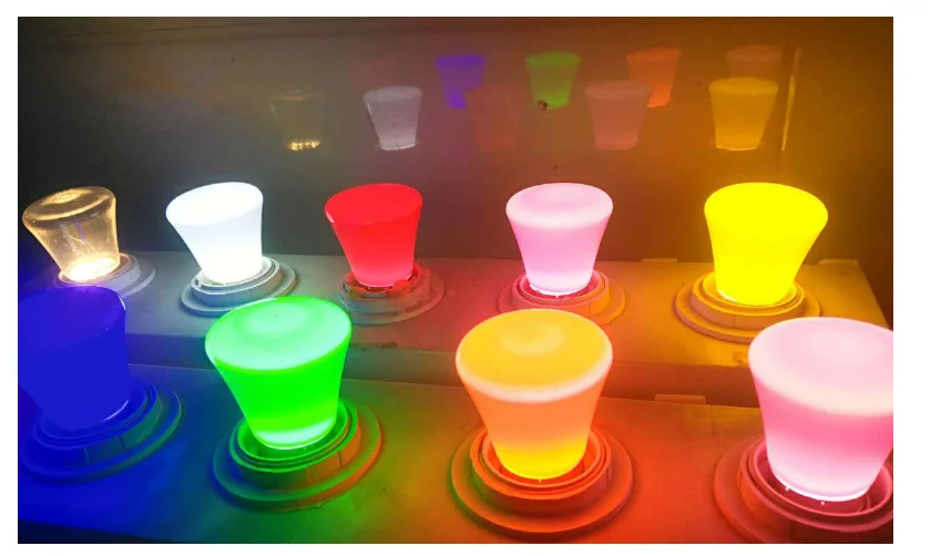 Цветная светодиодная лампа в виде короны 1 Вт 3 5 E27 B22 12 В 110 220 для помещений красная