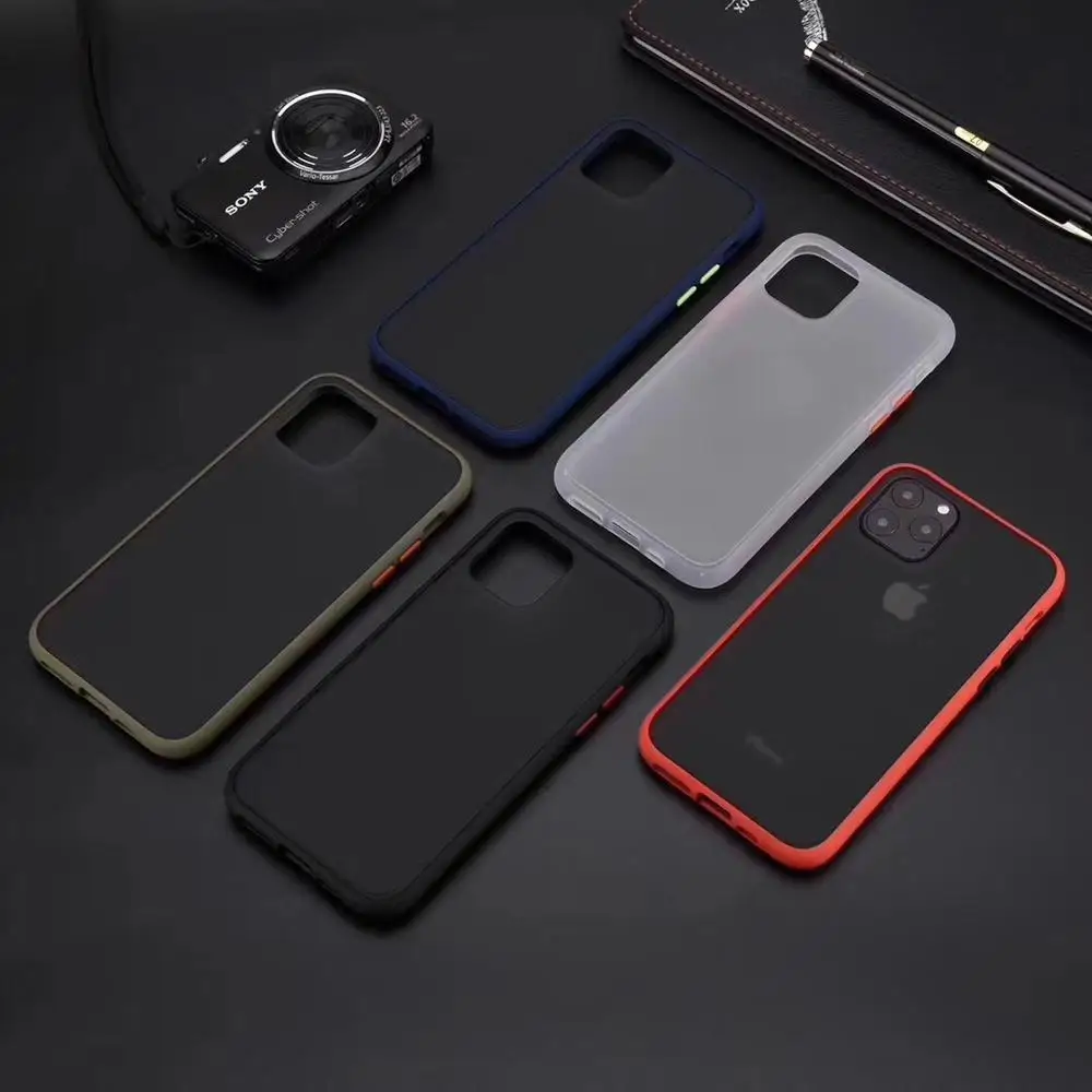 Прозрачный матовый чехол для iphone 6S 7 8 11 Plus X XR XS Max защитный