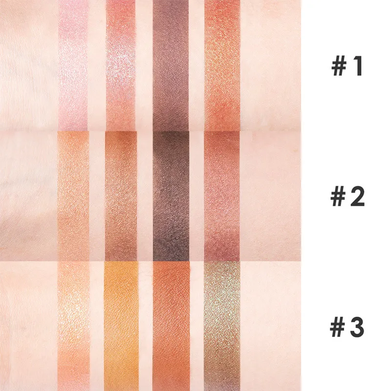 Мраморный ежедневный макияж 4 цвета блестящие тени для век Палитра блестящий