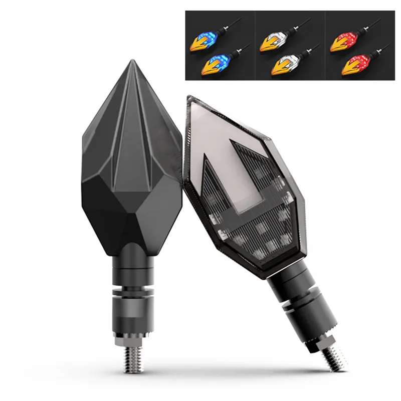 colorful motion arrows blinker light moto turn signals for harley softail sportster prince cruise indicator motorcycle flashing |