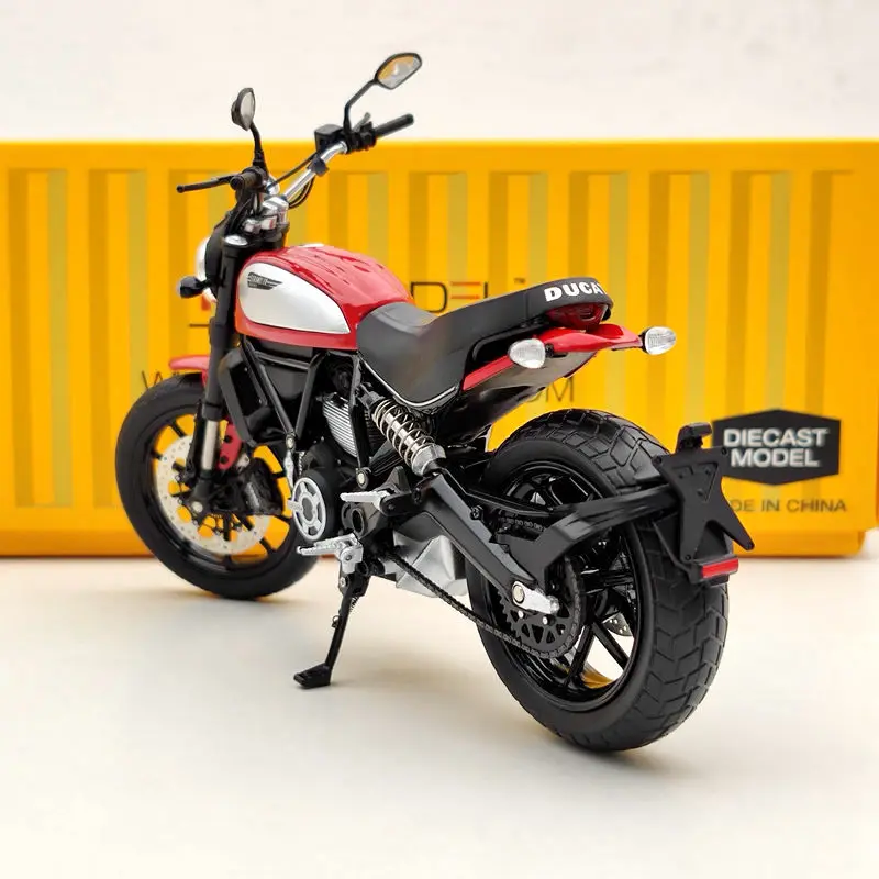 TSM 1/12 для D ~ cati скремблер значок 803CC 2015 Rosso TSMMC004 красный мотоцикл литья под