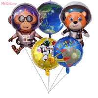 outer space astronaut foil balloon happy birthday helium ballons baby shower party decoration air globos kids classic toys