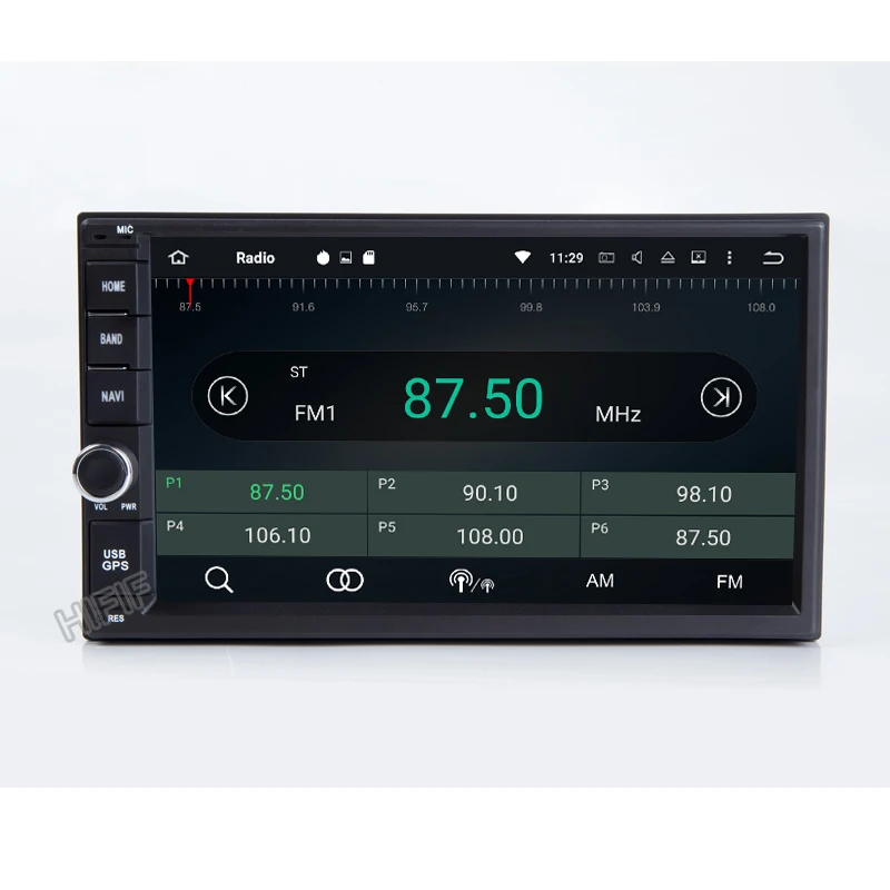 Универсальный Автомобильный мультимедийный плеер PX5 DSP IPS 8 ядер Android 11 2 din