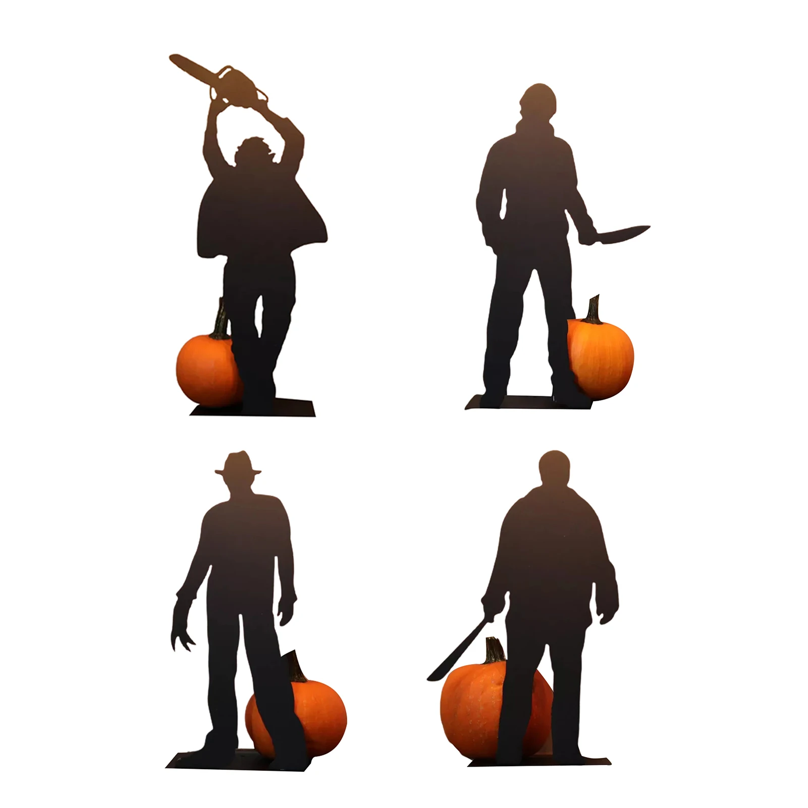 Настольные фигурки теней на Хэллоуин металлическое настольное украшение для