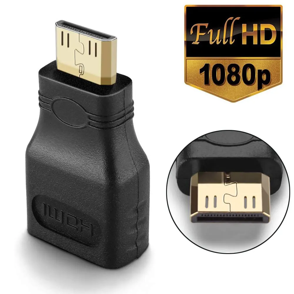 1/2/5 шт адаптер 1080P Мини-разъём HDMI папа Стандартный Женский удлинитель