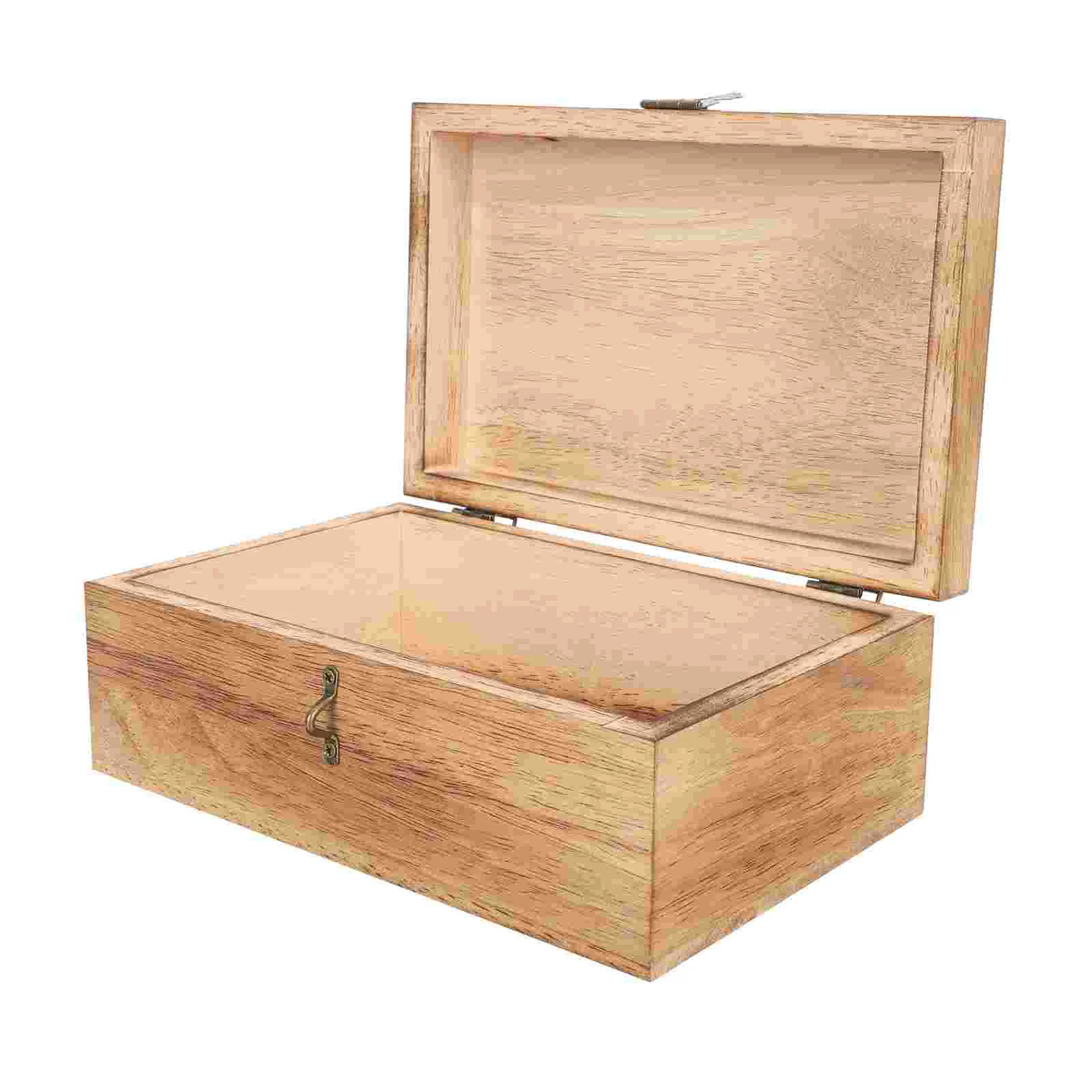 

Household Accessories Container Wooden Jewelry Organizer Decorative Storage Case (Coffee)