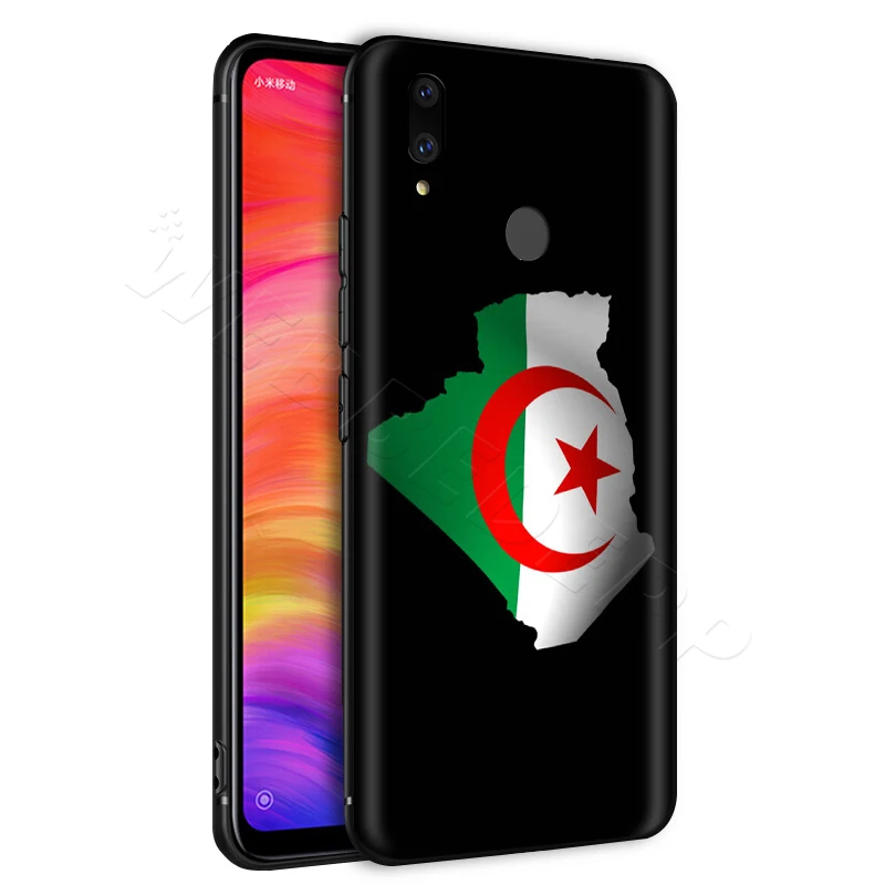 Чехол с национальным флагом Алжира для Xiaomi Redmi Note 8 MI 3 6 9 A1 A2 A3 8A 6X 9T CC9 Lite SE Pro Max F1 10 |