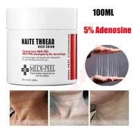 100ml korean original 5 adenosine thread neck cream hydrolyzed collagen peptides cream for face neck improve wrinkle freckle