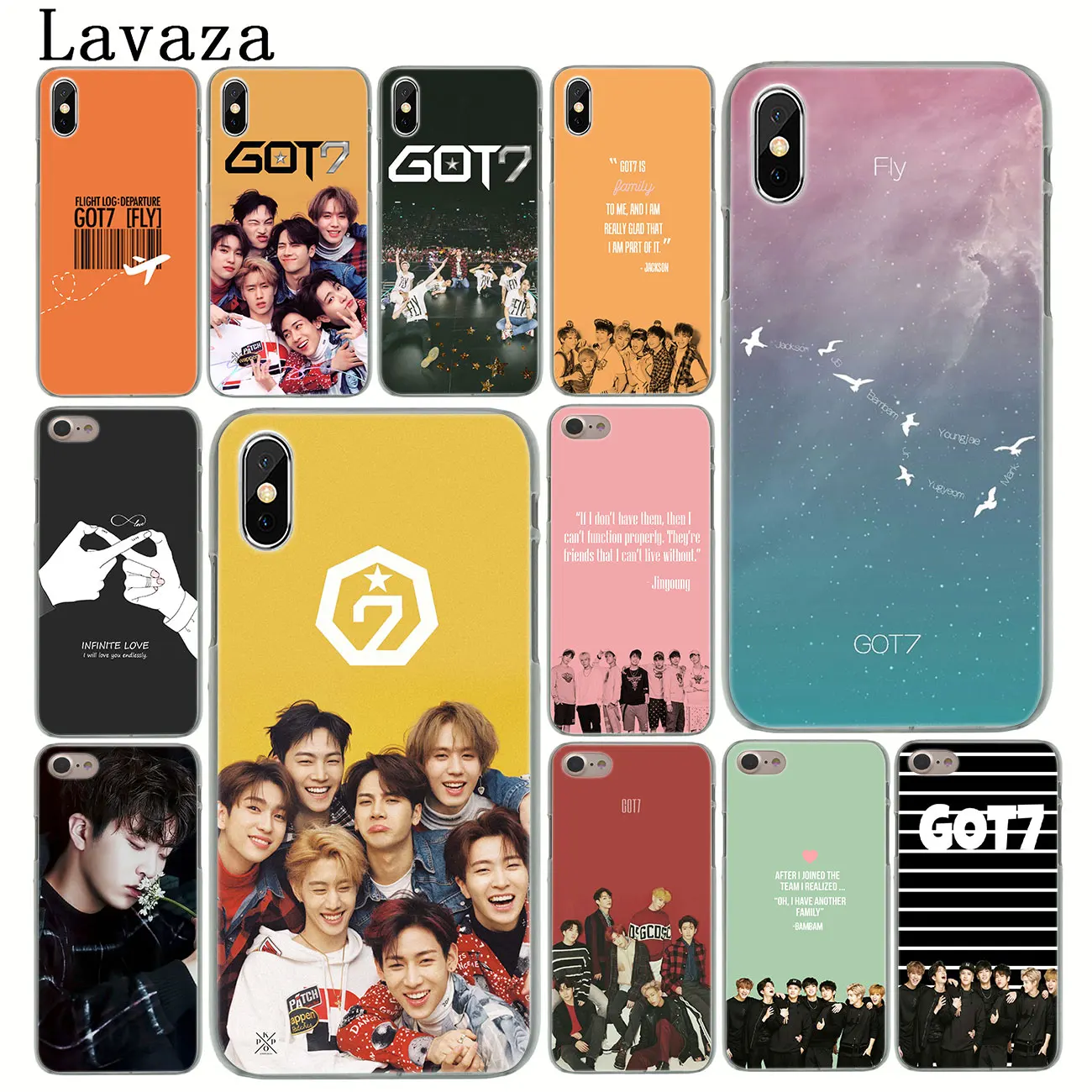 Lavaza GOT7 JB Mark Jackson BAMBAM жесткий чехол для телефона iPhone XR X 11 Pro XS Max 8 7 6 6S 5 5S SE 4S 4