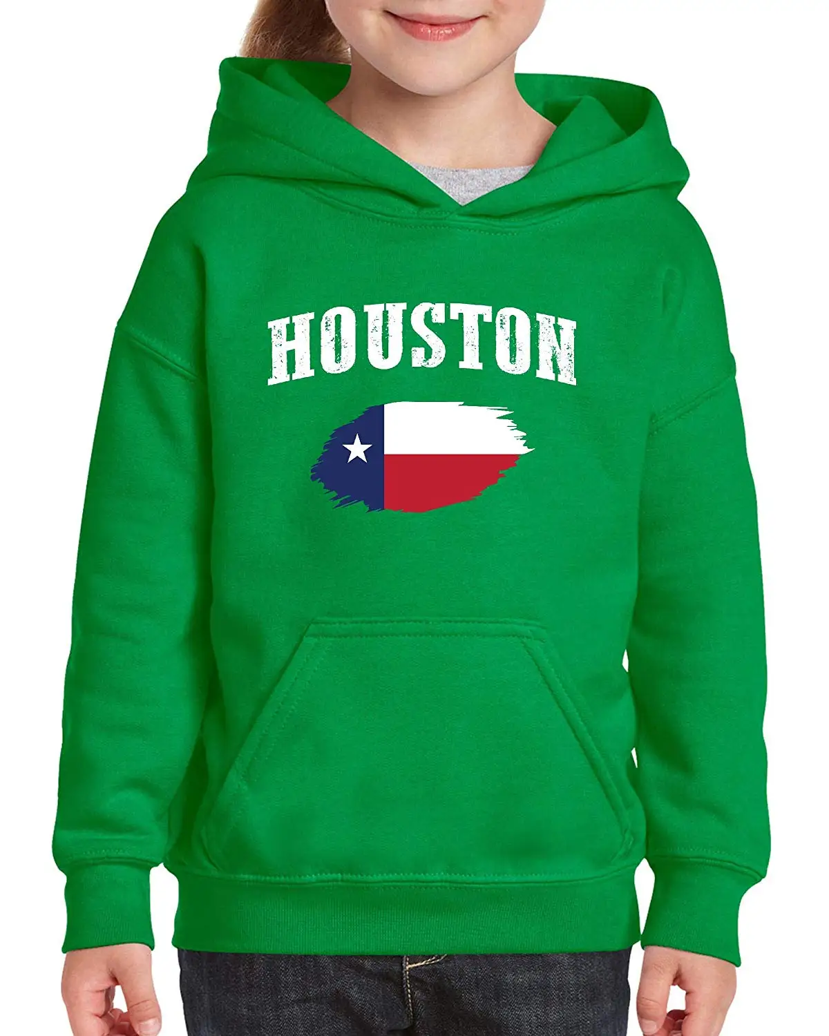 TSDFC Хьюстон Техасский подарок путешествия унисекс Толстовка для девочек и