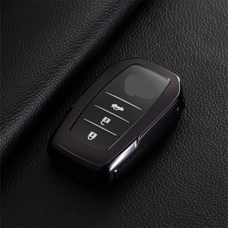 Мягкий ТПУ водонепроницаемый чехол-брелок для ключей для Toyota corolla Avalon Hybrid/RAV4-UP Оболочка Чехол кожаный держатель 2 3 кнопки оболочка