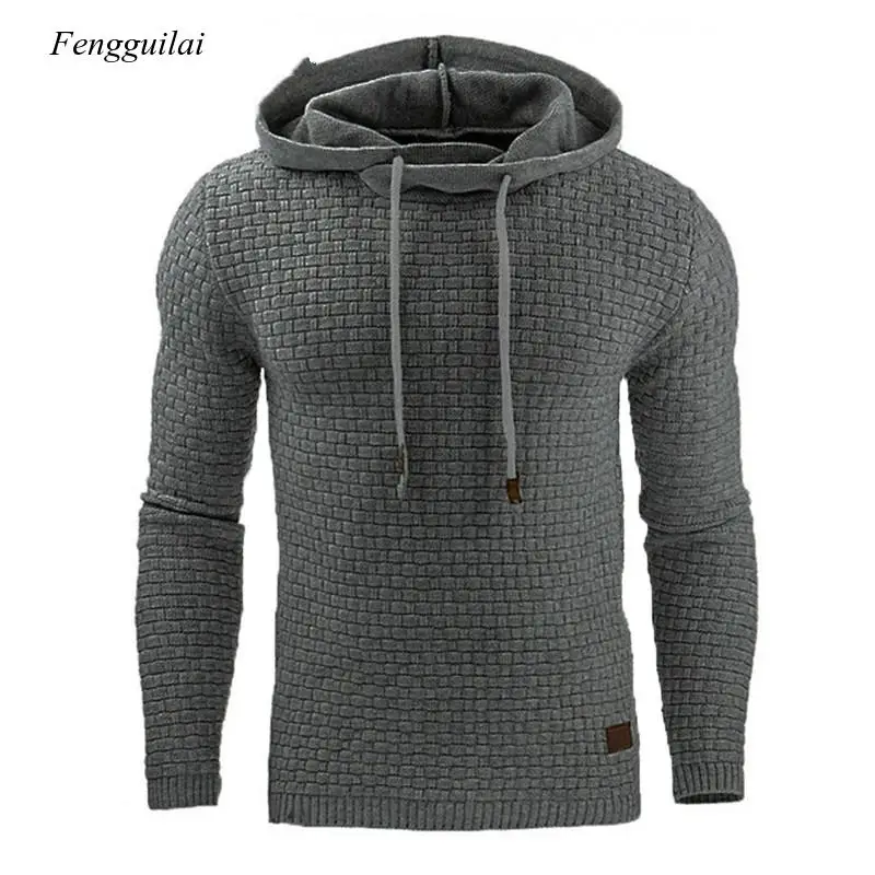 

2020 Autumn Men's Hoodies Slim Hooded Sweatshirts Mens Coats Male Casual Sportswear Streetwear Brand Clothing