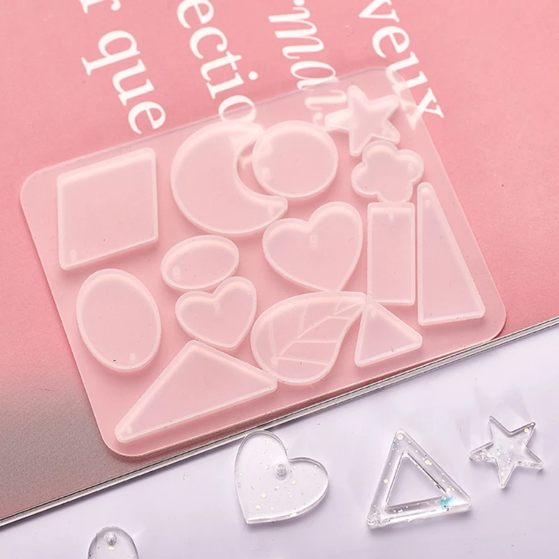 

Handmade Silicone Earrings Mold Necklace Earring Pendant Resin Molds Drop Dangle Resin Earring Mold Jewelry Making Tools