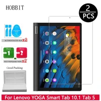 2pcs for lenovo yoga smart tab 10 1 tab 5 yt x705 yt x705f tab5 x705x x705f yt x705x hd tablet screen protector tempered glass