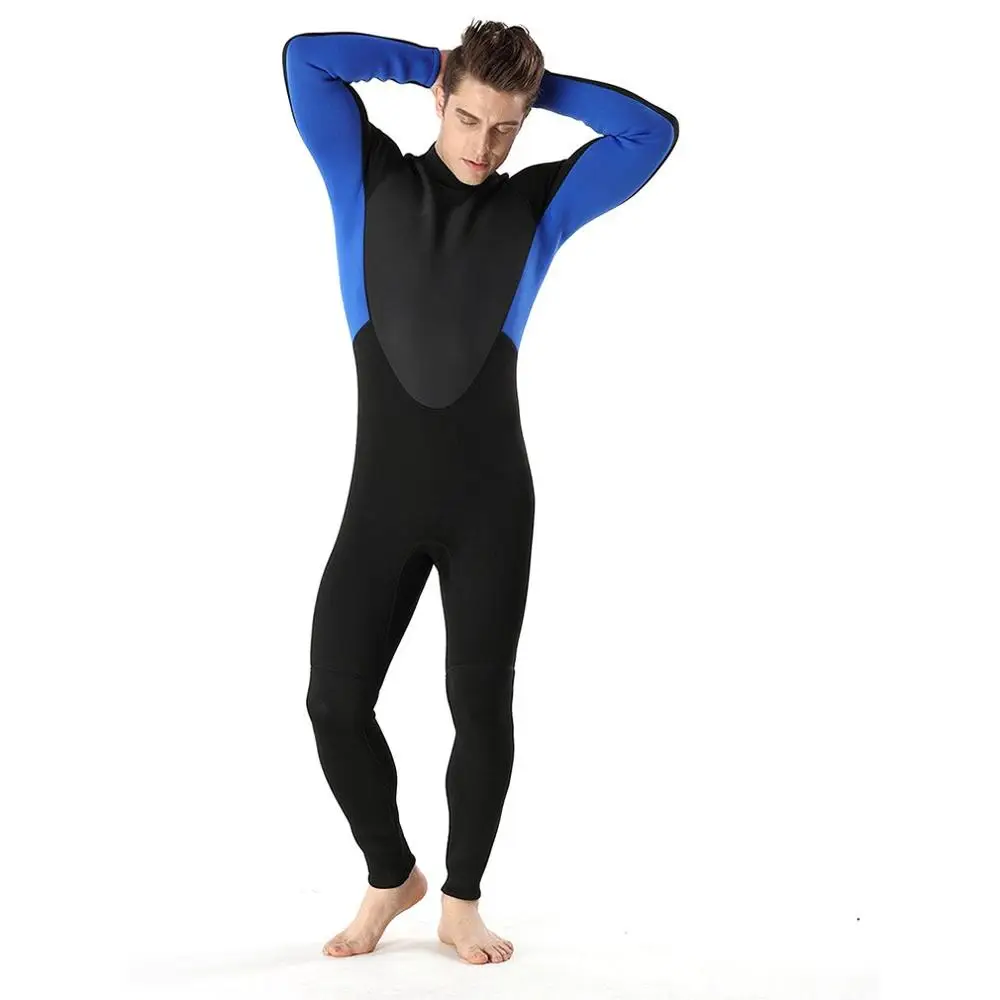 

Men's Full Body Wetsuit, 3mm Men Neoprene Long Sleeves Dive Suit - Perfect For Swimming/Scuba Diving/Snorkeling/Surfing Orange
