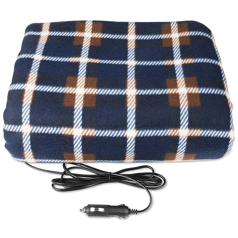 12V Электрическое автомобильное одеяло с подогревом мягкое толстое для