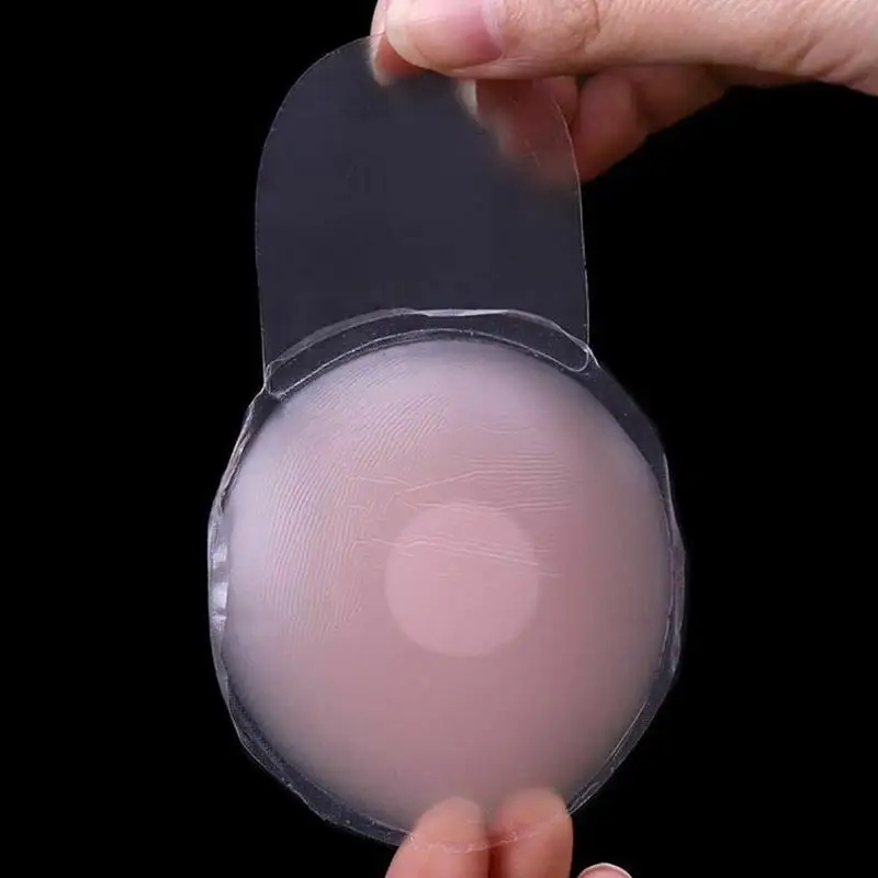 1 пара дышащих наклеек на грудь женский цветочный круглый невидимый бюстгальтер