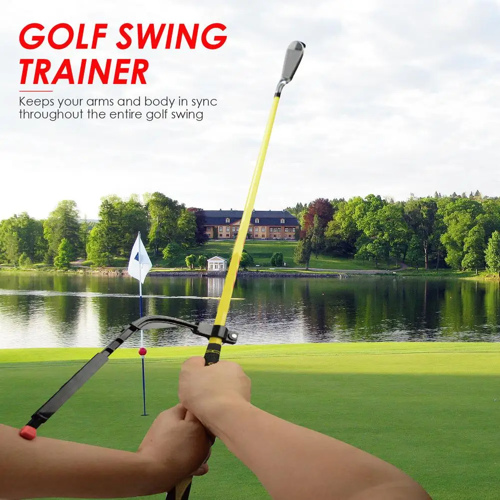 

1pcs Golf Swing Trainer Beginner Gesture Alignment Practice Guide Golf Clubs Gesture Correct Wrist Training Aid Aid Accessories
