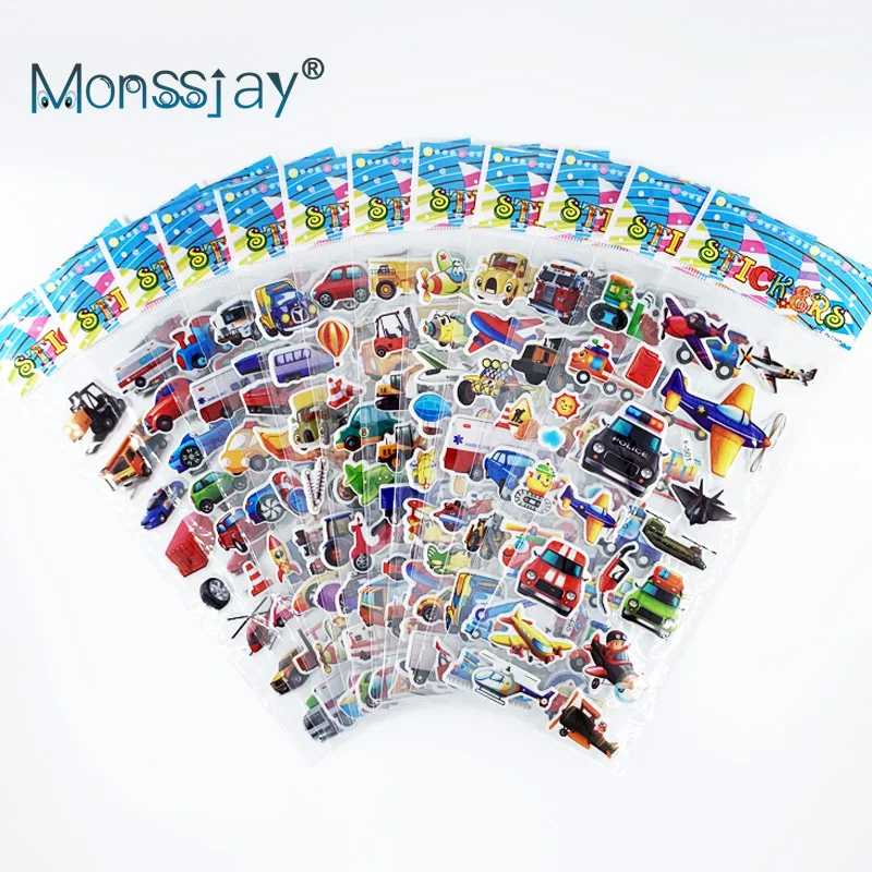 12 листов/набор детские наклейки самолёт|Наклейки для творчества| |