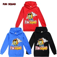 2021 kid clothes baby cartoon cotton fun squading suit childrens video game boy girl hoodies long sleeve t shirt pants 2pcsset