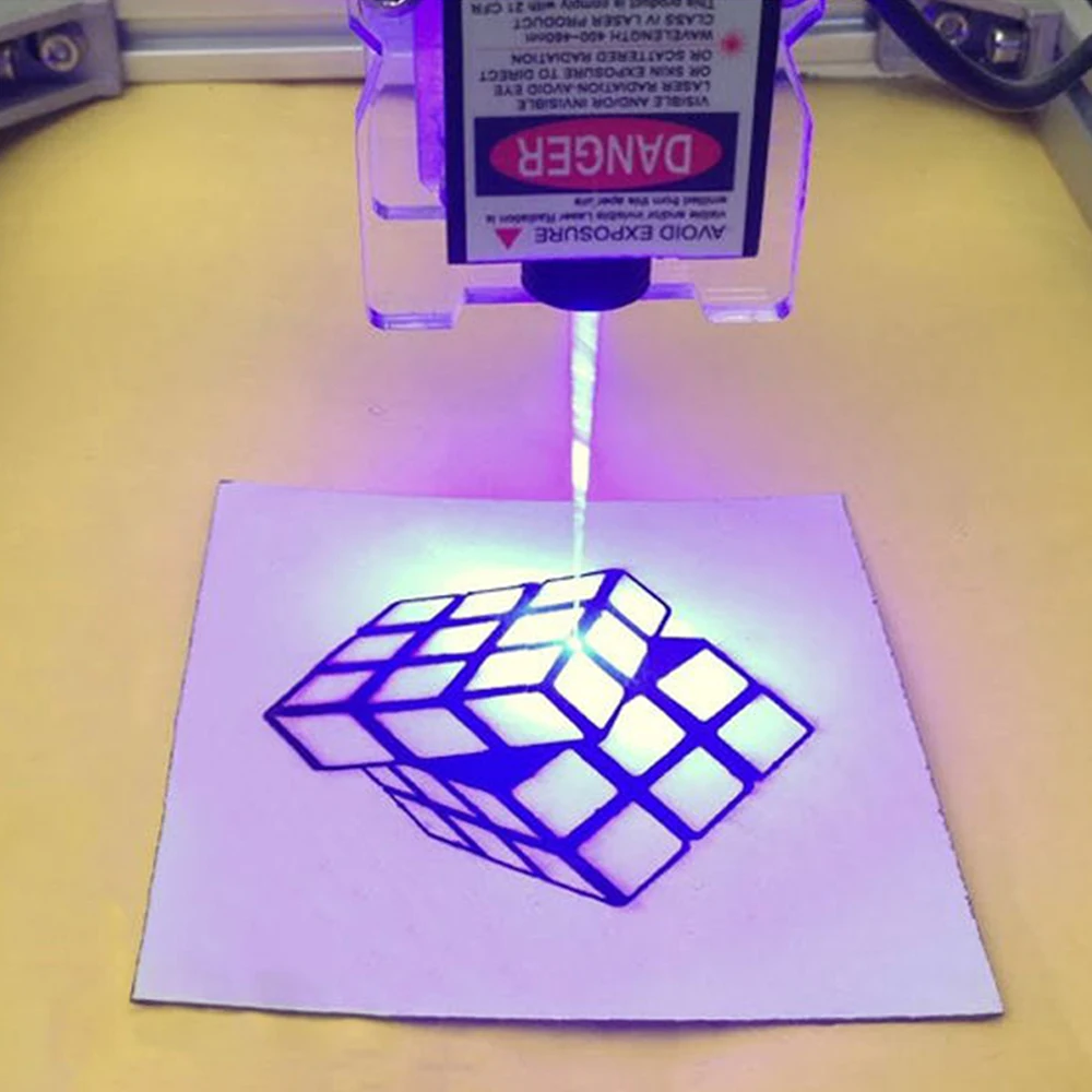 5500 МВт 450nm синего цвета с защитой от УФ светильник лазерная головка для