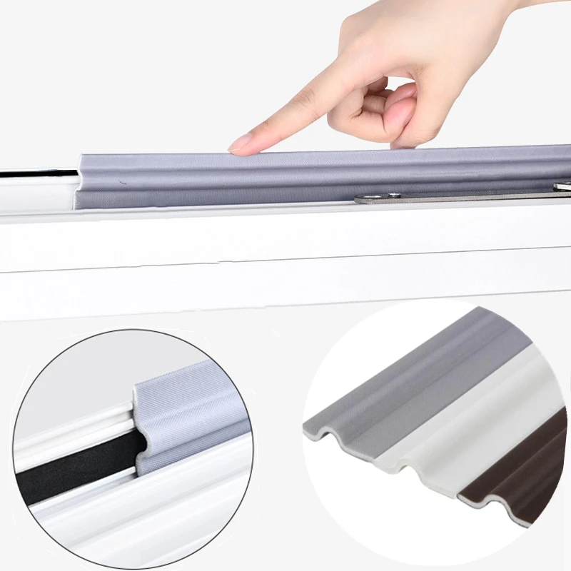 

4M-30M Sealing Strips Noise Insulation Self-adhesive Tape Acoustic Foam Weatherstripping Window Seal Soundproof Door Strip Panel