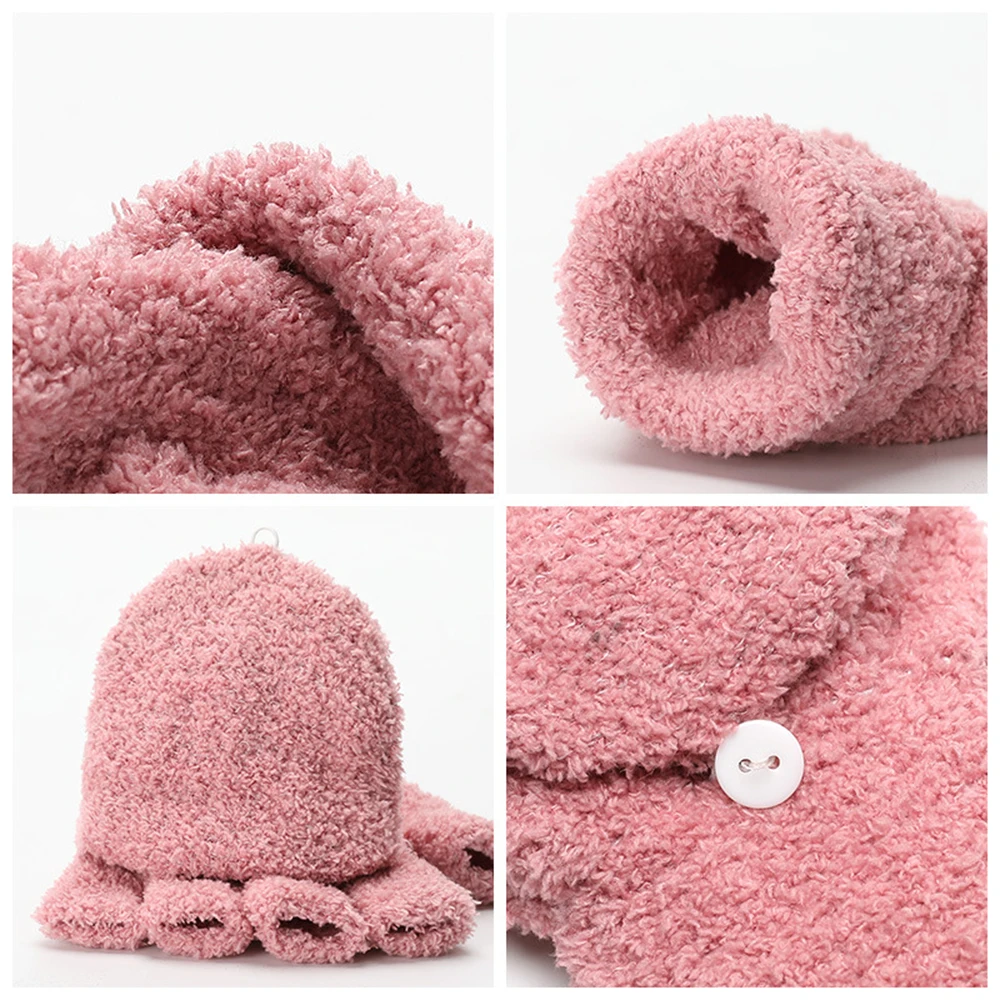 

2020 Winter Warm Thickening Wool Gloves Knitted Flip Fingerless Exposed Finger Thick Gloves Without Fingers Mittens Glove Women