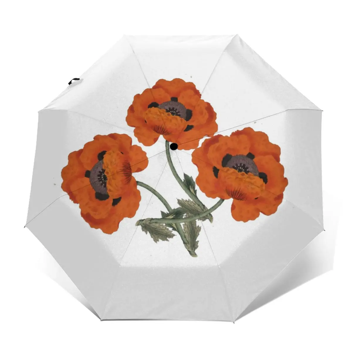 

Flowers Umbrella Cute Folding Umbrella Painting Fishing Windshield Automatic Umbrella