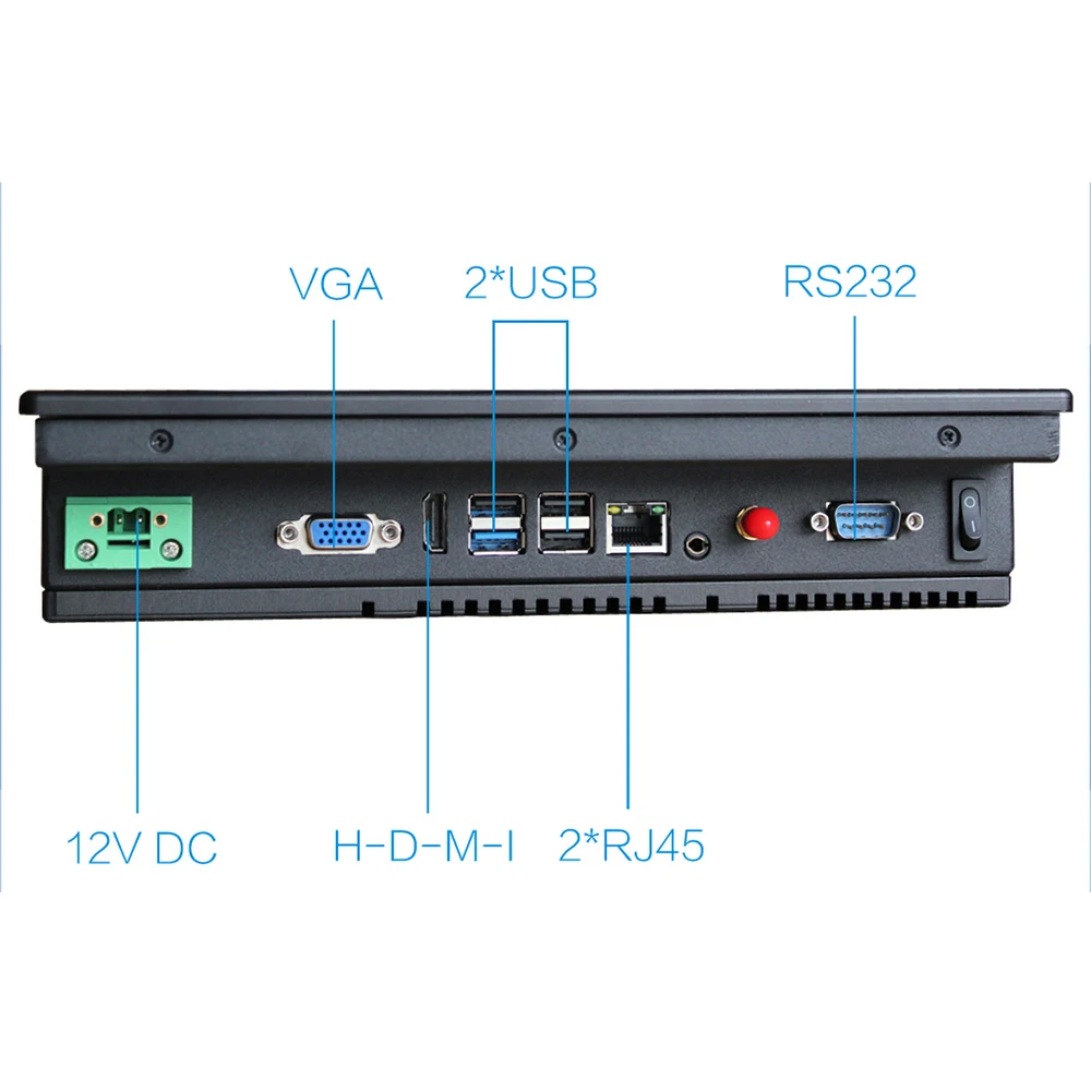 

industrial touch panel pc 10.4" 800x600 J1900 all in one pc 4GB/8GB RAM 32G /64G /128G SSD industries tablet pc Windows7 /8 /10