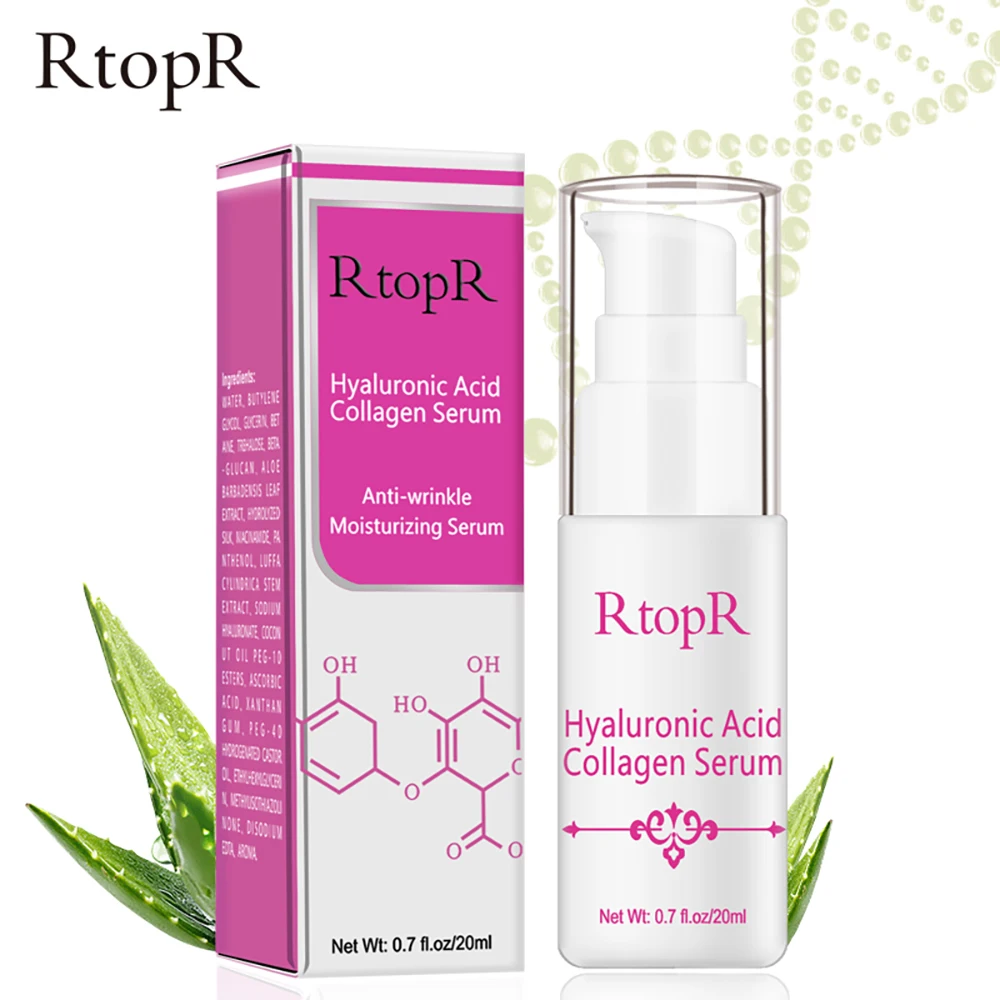 

Hyaluronic Acid Collagen Face Serum Acne Treatment Anti Wrinkle Skin Care Essence Face Care Whitening Anti-Aging Facial Serum