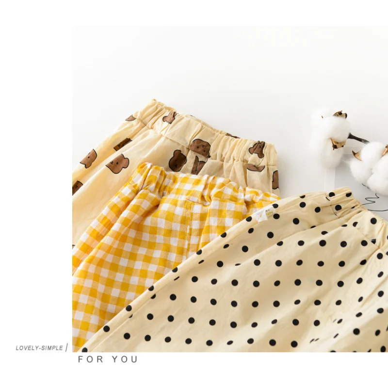 

New Baby Girl Pajamas Baby Clothes 2 Pcs Cartoon Long Sleeve Pajama Tops+long Pants Casual Home Baby Sleepwear Kids Clothes 0-4Y