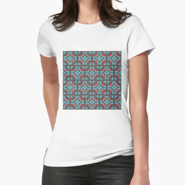 

Abstract Flower Pattern 6B T-Shirt Print Top
