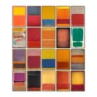 Винтажные постеры Mark Rothko, разноцветные абстрактные геометрические картины маслом, настенные картины, картины для украшения дома