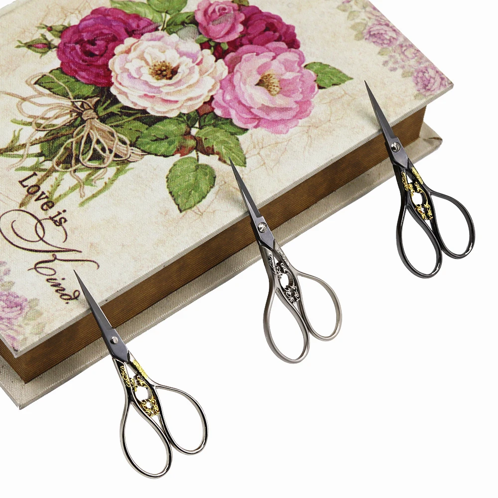 1 шт. винтажные ножницы из нержавеющей стали|Швейные инструменты и аксессуары| |