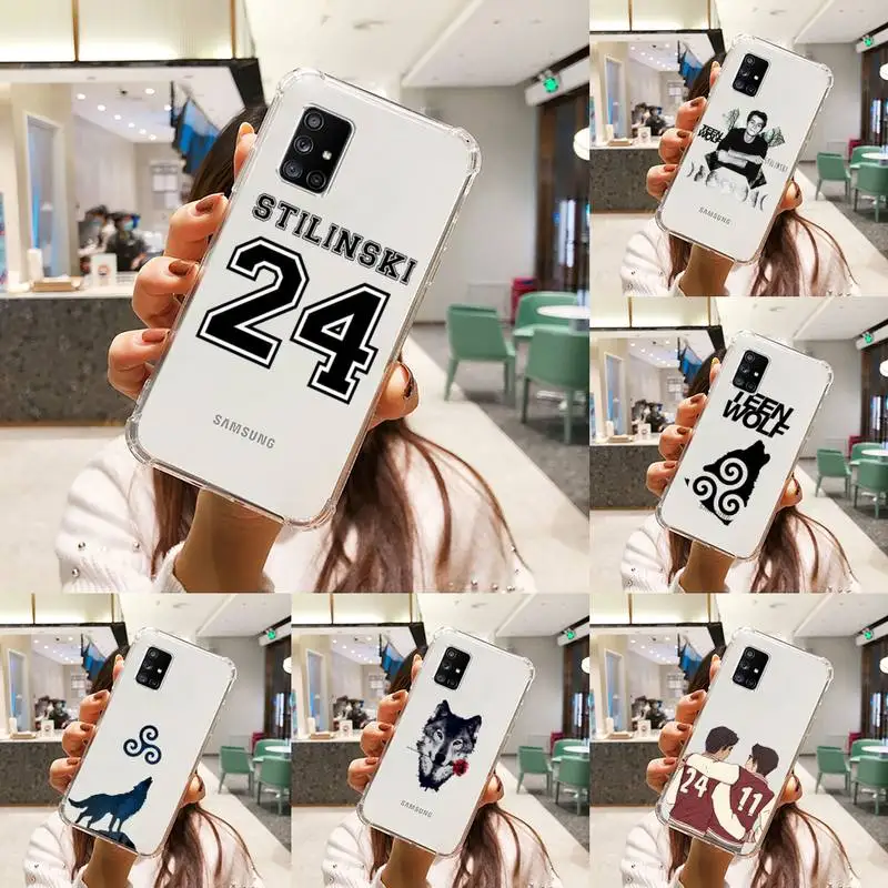 

Teen Wolf Stilinski Phone Case Transparent For Samsung S 10 9 20 11 7 8 21 6 P Edge PLUS ULTRA 4G 5G
