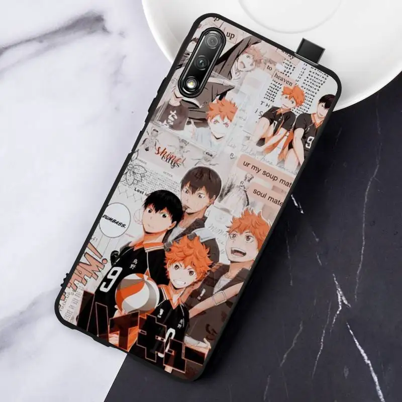 

Haikyuu Hinata Anime cartoon Phone Case For Huawei Honor NOVA 4 5 I 6 7 A 8E 8C 8X 9 C v 20 30 30s 5A Y6 II pro PLAY lite E Y7p