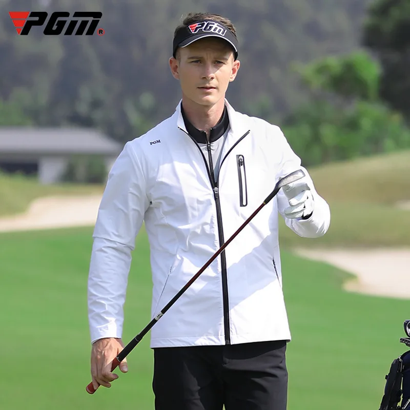 

Men's Golf Jacket Zipper Coat Autumn Winter Sportswear Man's Ball Suit Windbreaker Light and Comfortable Golf Wear for Men