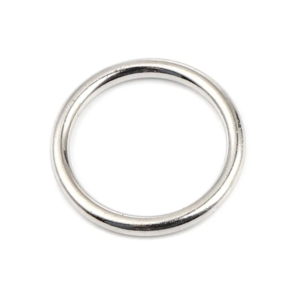 

DoreenBeads Zinc Based Alloy Jump Rings Findings Closed Soldered Circle Ring Silver Color Jewelry3.1cm Dia, 20 PCs