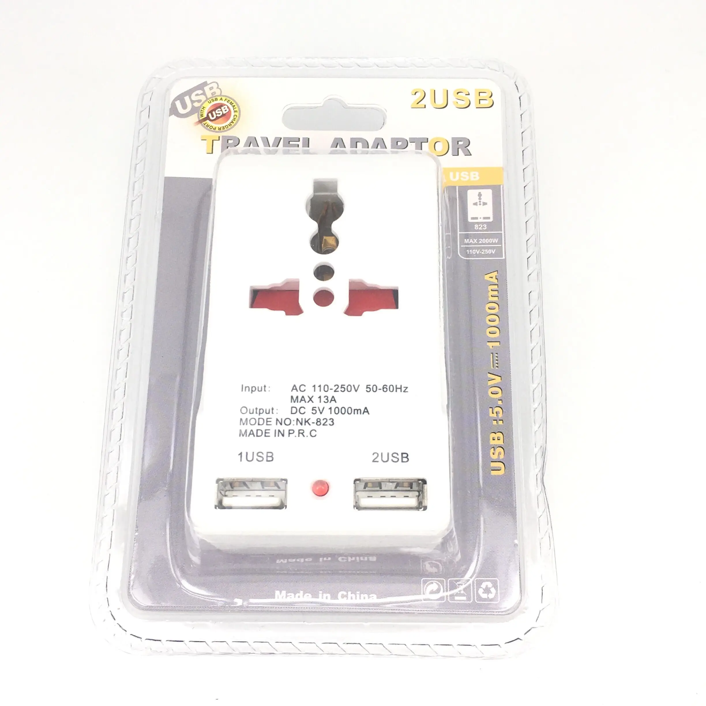 Индия 2 USB-порта для зарядки все в одном универсальное зарядное устройство