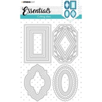 reusable shapes nested large essentials metal die cuts diy scrapbooking decorative embossing molds paper cards diy crafts 2021