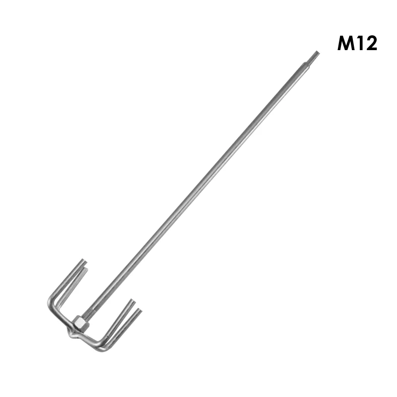 

M12 High Quality Plating Cement Mixer Bricklayer Cement Mixing Tool Concrete Cement Screw Blade Mortar Mixing Rod Tool