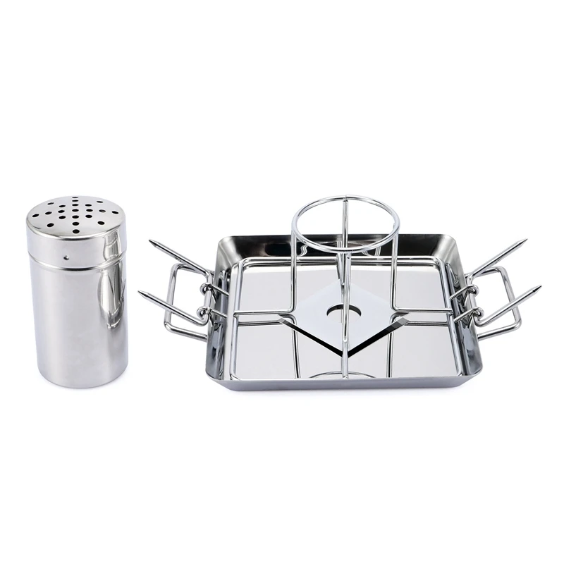 

Beer Can Chicken Grill Rack-Stainless Steel Bracket-Barbecue Rack, Oven or Smoker