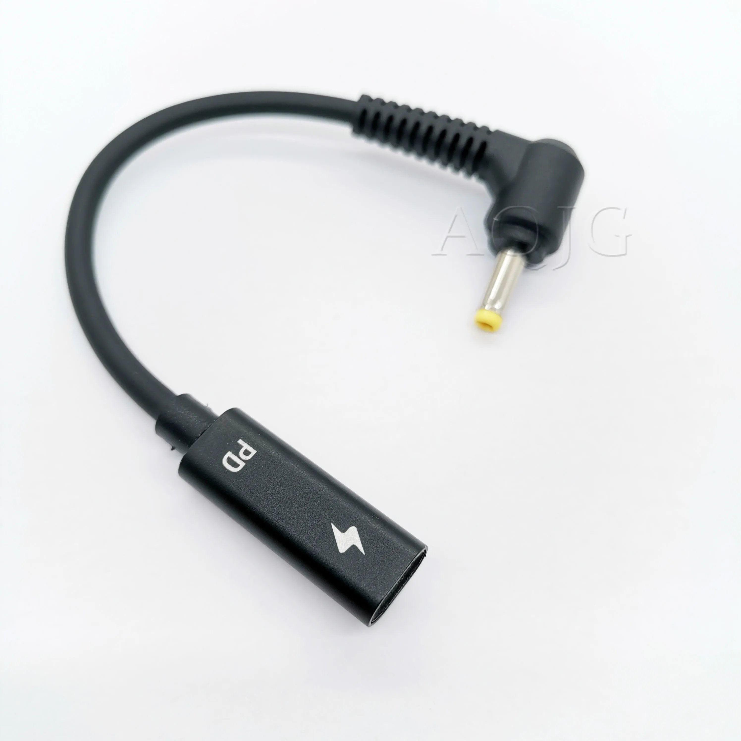 Эмулятор питания 90 градусов постоянный ток 20 в 4 0 1 7 мм штекер на USB 3 Тип C Женский
