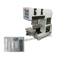 1 color open inkwell plastic part pad printing machine for kinds of logos
