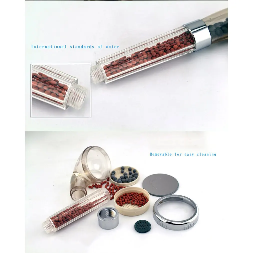 Отрицательные ионы Душ Ванна под давлением экономии воды большой ручной спа душ