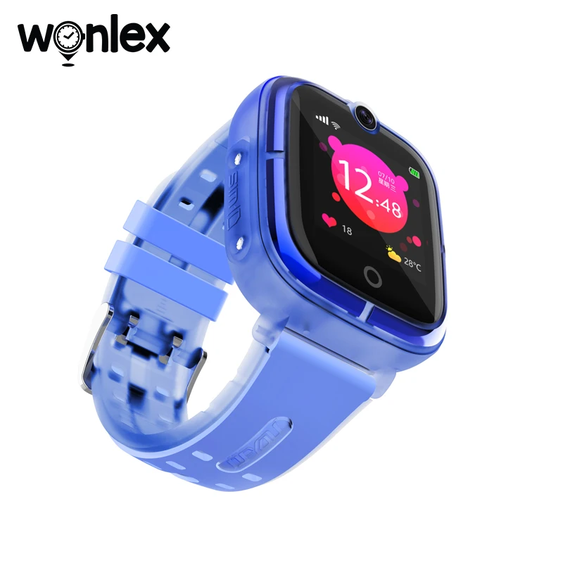 

Wonlex Smart Watch Kids 2G GPS WIFI SOS Phone Call Anti-Lost Locator Waterproof KT07 Smart-Watch Baby Camera Clock Birthday Gift