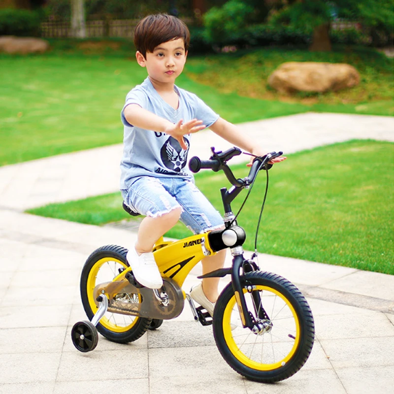 Billig Neue Kinder Fahrrad Ultraleichte Kinder Fahrrad Mit Stützrädern Magnesium Legierung Kinder Fahrrad 12/14/16 Zoll Kinder Fahrrad