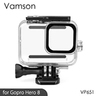 Vamson для Gopro hero 8 черный набор аксессуаров Sreen Portectorзащита объектива водонепроницаемый корпус чехол для Go pro hero 8 VP651