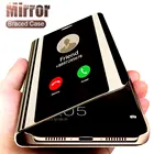 Умный зеркальный флип-чехол для Samsung Galaxy S20 FE S10 S9 S8 Plus Ultra S10E S7 Edge S6 Note 20 10 9 8 5 Lite 5G, чехол для телефона
