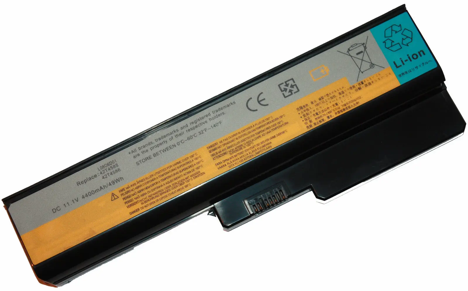 

Free Shipping Laptop battery For Lenovo 3000 G430 G450 G530 G550 N500 Z360 B460 B550 V460 V450 G455 G555 Y l08s6y02